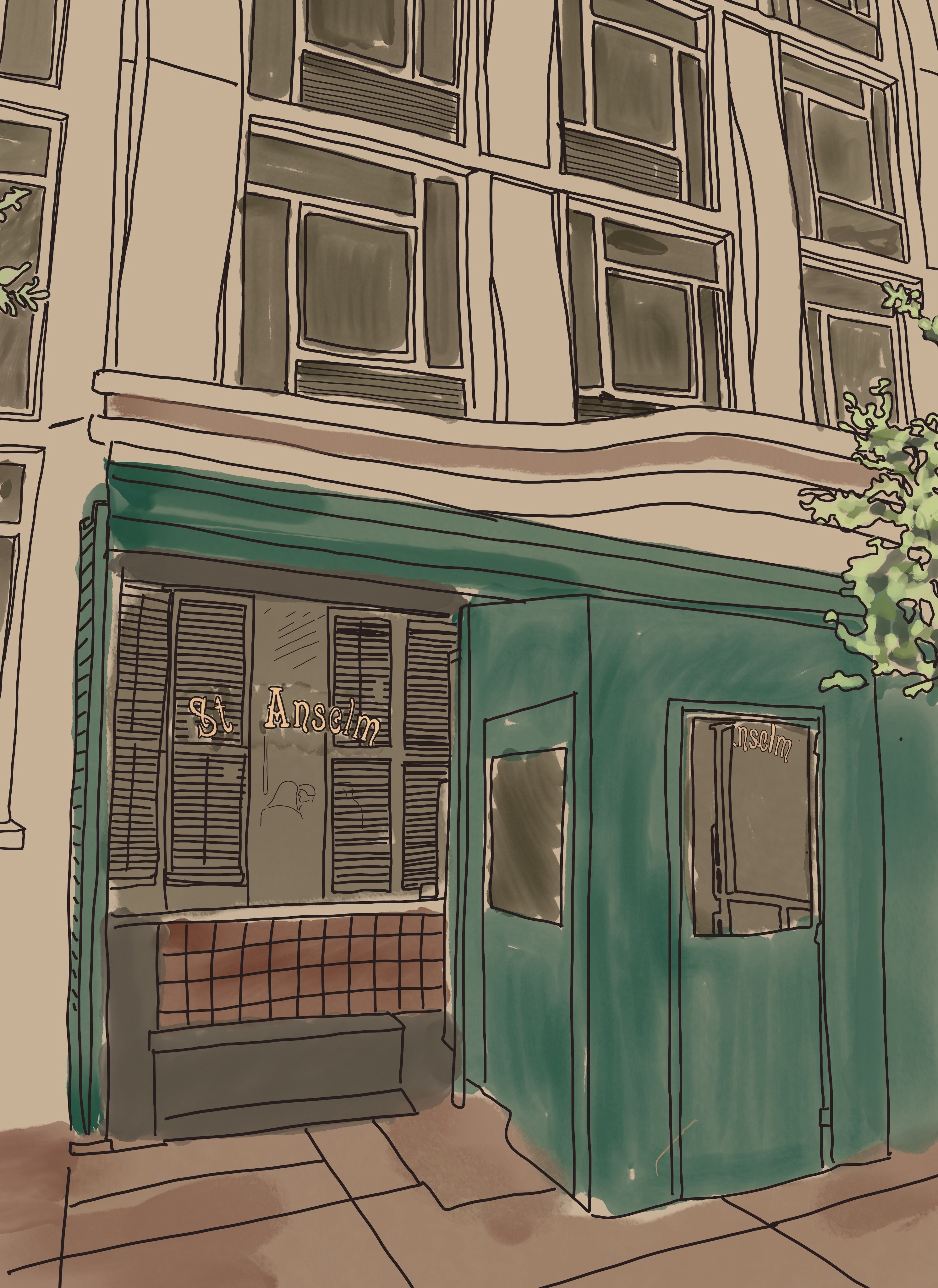 St. Anselm Steakhouse Print