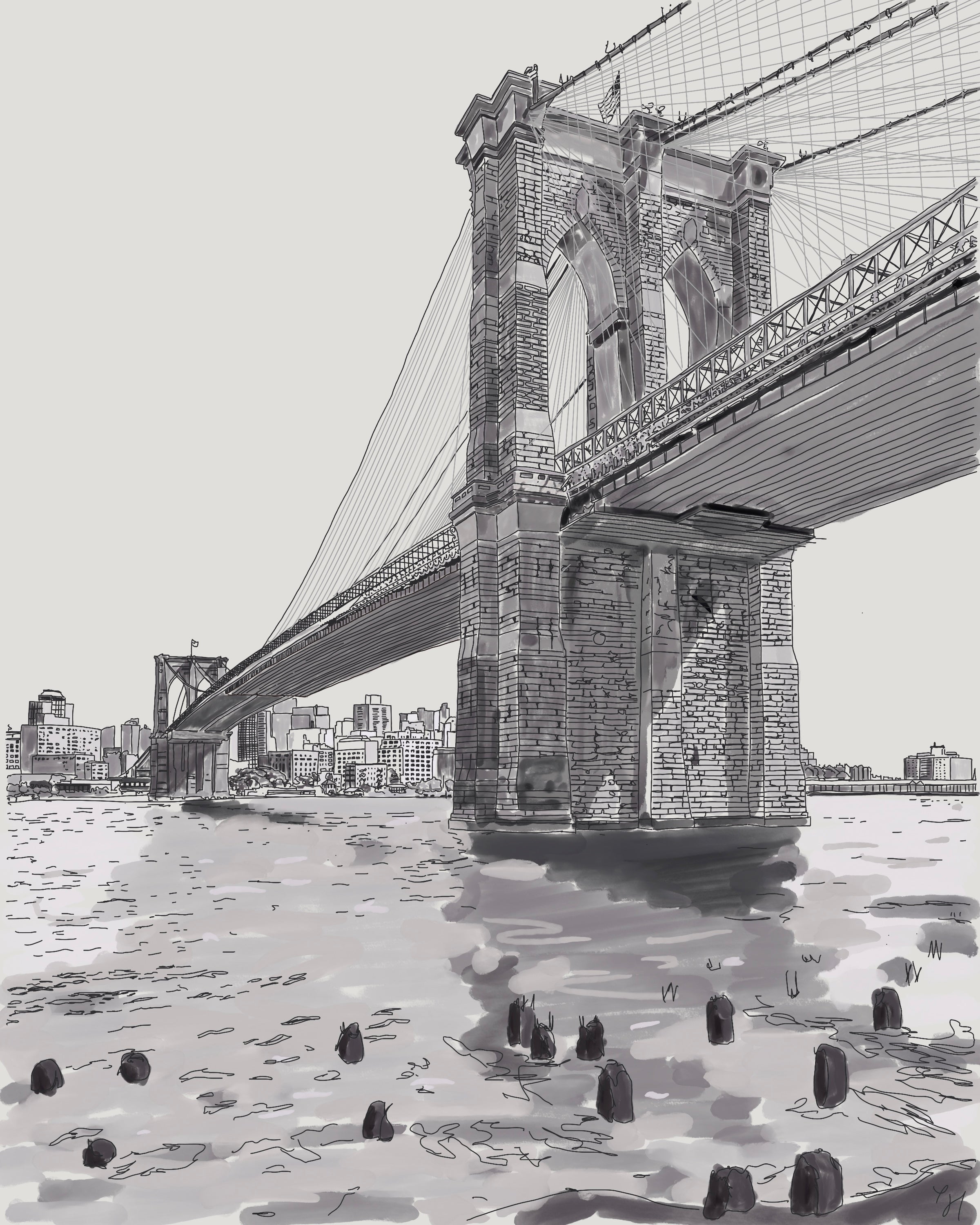 Brooklyn Bridge Print